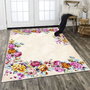 Conceptum Els1801 Alfombra de Pasillo de Terciopelo Multicolor 100 x 150 cm